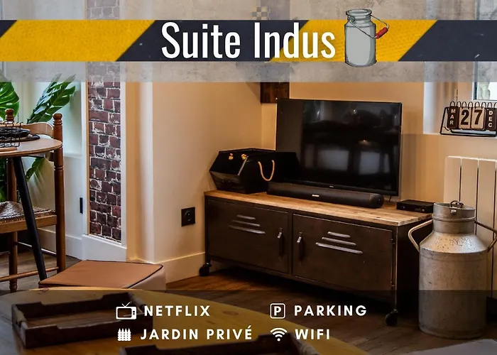 Apartamento Indus - Jardin, Netflix Et Parking - Le Manoir Aux Pommes Orbec